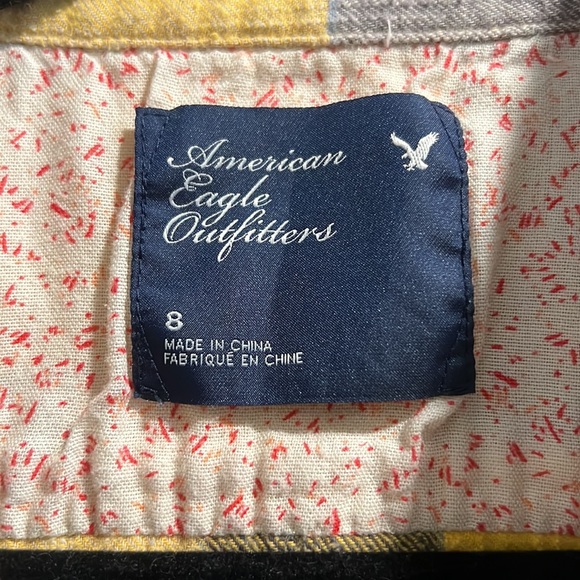 American Eagle Size 8 Boys Flannel [K5] - Picture 4 of 6